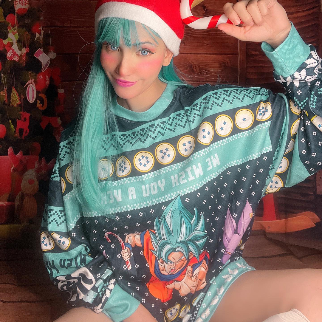 A Very Saiyan Dragon Ball Z Ugly Christmas Sweater - Image 5