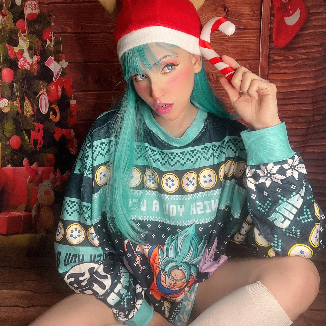 A Very Saiyan Dragon Ball Z Ugly Christmas Sweater - Image 4