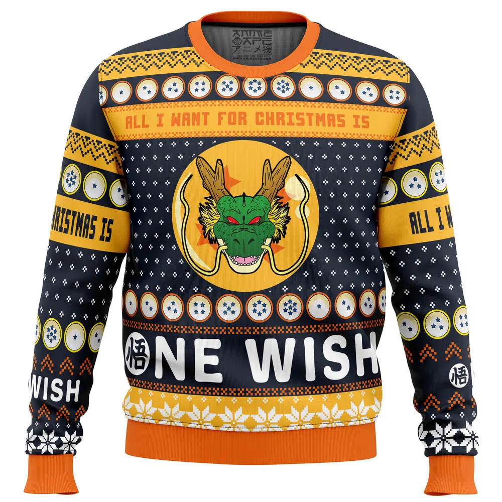 A Very Shenron Dragon Ball Z Ugly Christmas Sweater