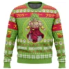 Christmas Broly Dragon Ball Z men sweatshirt FRONT mockup - Dragon Ball EU Store