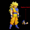 IN STOCK Dragon Ball Z Son Goku SSJ3 Figure Replaceable Hands Super Saiyan 3 Goku Action - Dragon Ball EU Store