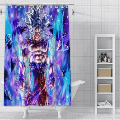 New D-Dragon Balls Shower Curtain