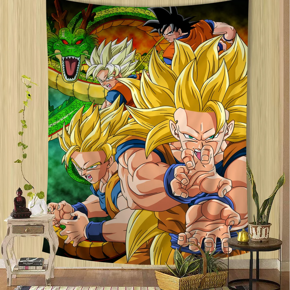 Seven Balls And Dragons Tapestry