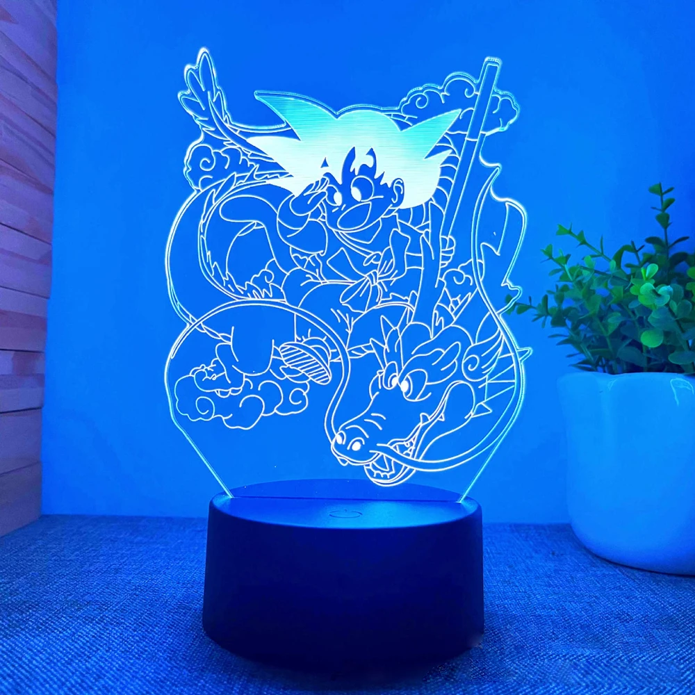 New New 3D Lamp LED USB charging Dragon Ball