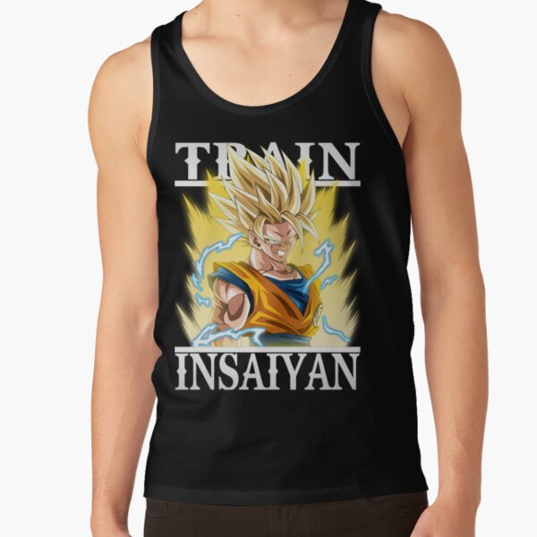 Train Insaiyan Super Saiyan 2 Goku Db Dbz Dbgt Dbs Tank Top - Image 5