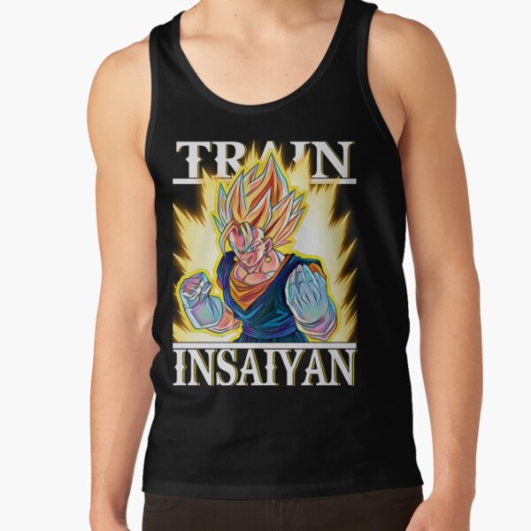 Train Insaiyan Vegetto Super Saiyan Db Dbz Dbgt Dbs Tank Top