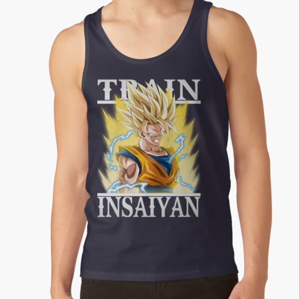 Train Insaiyan Super Saiyan 2 Goku Db Dbz Dbgt Dbs Tank Top - Image 2