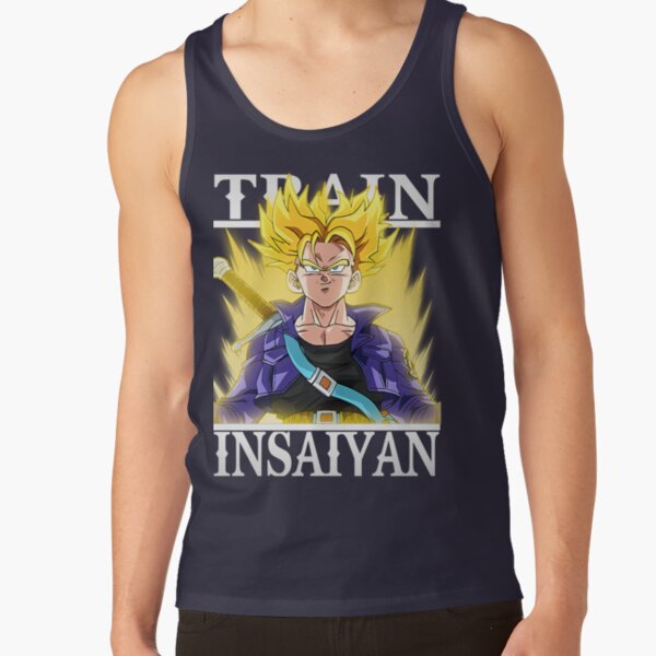 Train Insaiyan Future Trunks Super Saiyan Db Dbz Dbgt Dbs Tank Top - Image 6