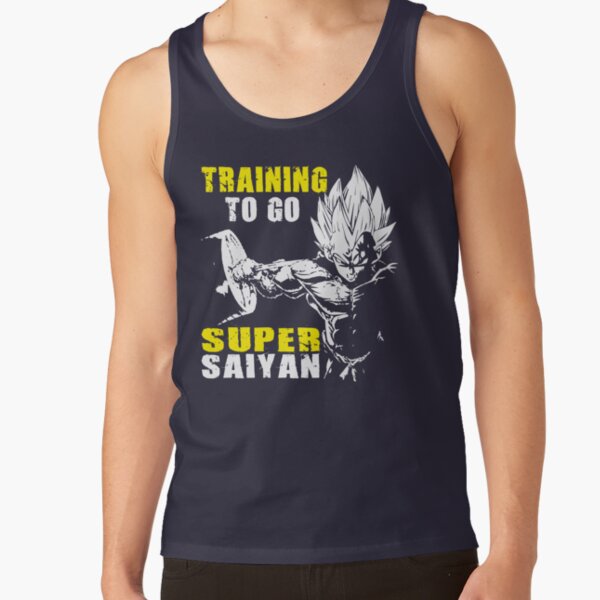 Training To Go Super Saiyan Squat Leg Day Tank Top - Image 4