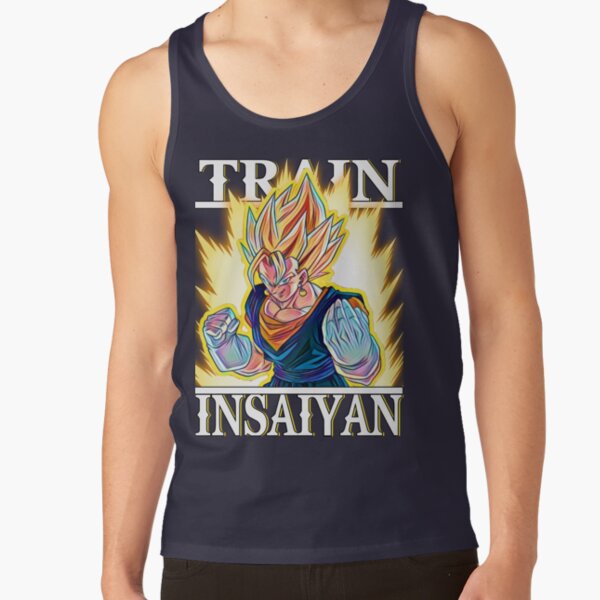 Train Insaiyan Vegetto Super Saiyan Db Dbz Dbgt Dbs Tank Top - Image 2