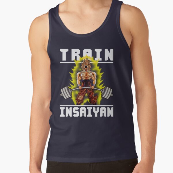 Train Insaiyan Goku Deadlift Workout Inspirational Tank Top - Image 5