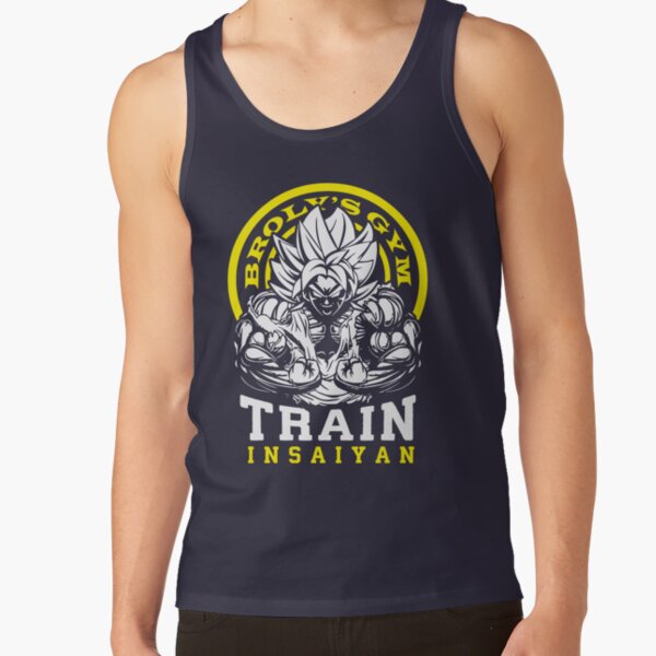 Brolyand 39 S Gym Train Insaiyan Anime Workout Tank Top - Image 2
