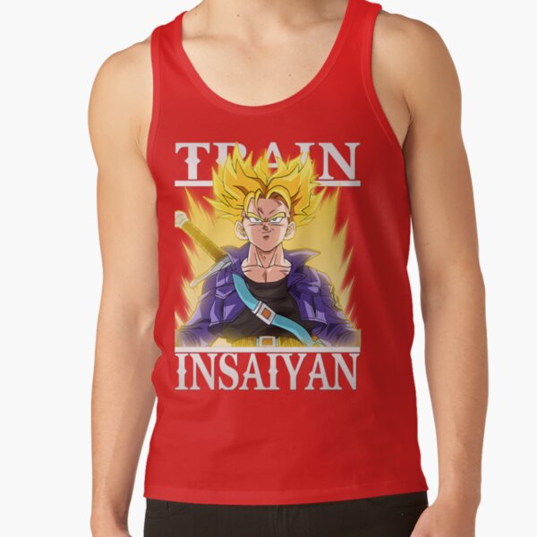 Train Insaiyan Future Trunks Super Saiyan Db Dbz Dbgt Dbs Tank Top - Image 4