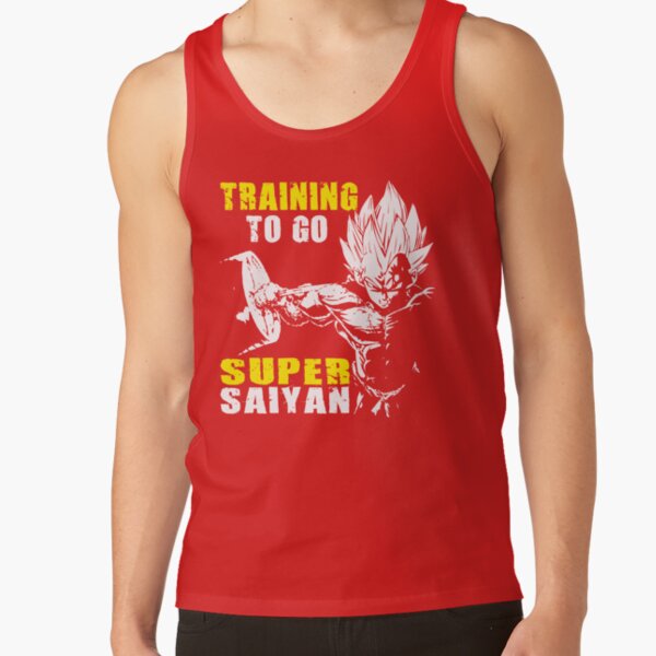 Training To Go Super Saiyan Squat Leg Day Tank Top - Image 6