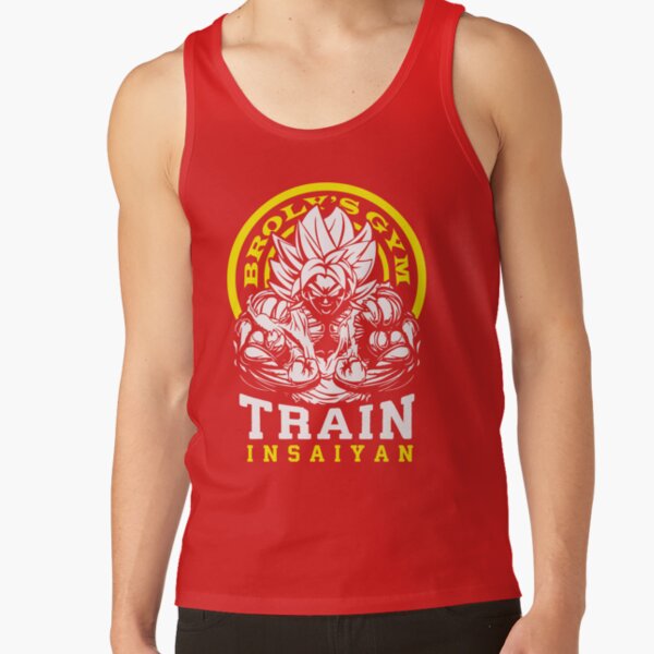 Brolyand 39 S Gym Train Insaiyan Anime Workout Tank Top - Image 5