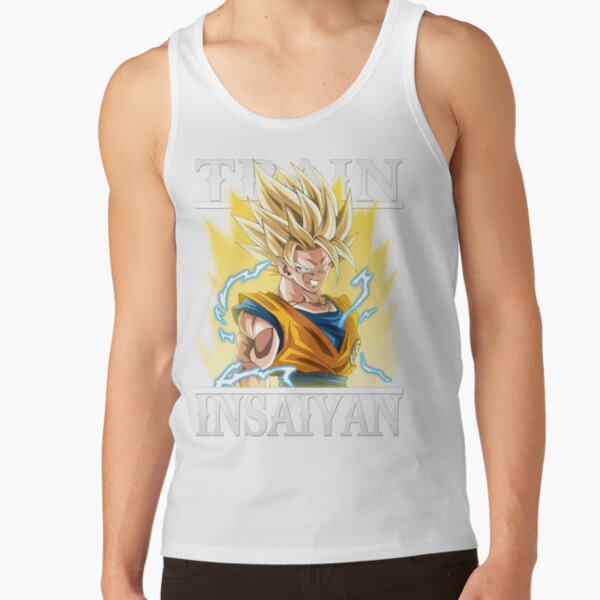 Train Insaiyan Super Saiyan 2 Goku Db Dbz Dbgt Dbs Tank Top - Image 6