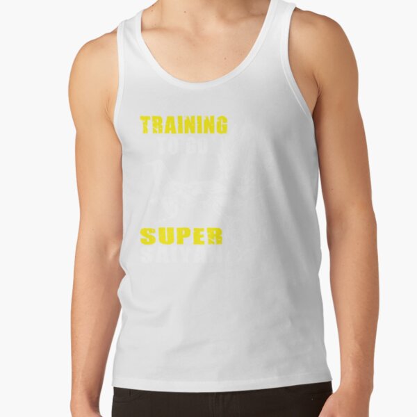 Training To Go Super Saiyan Squat Leg Day Tank Top - Image 2