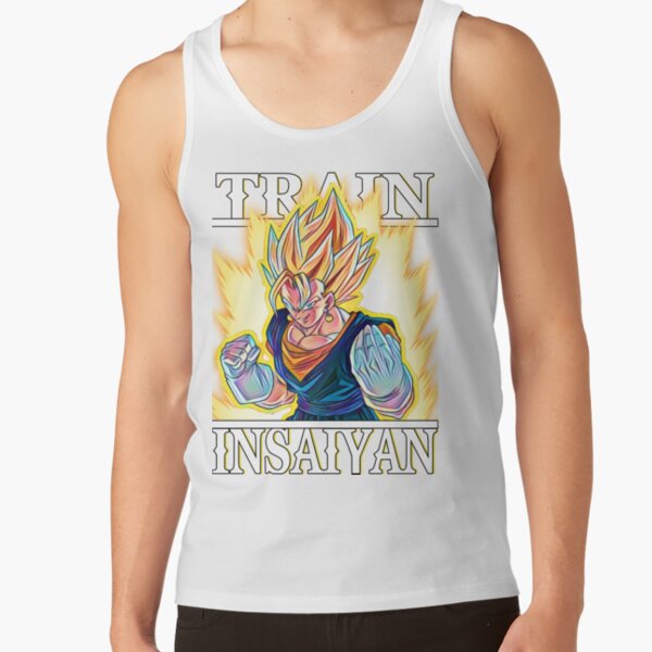 Train Insaiyan Vegetto Super Saiyan Db Dbz Dbgt Dbs Tank Top - Image 4