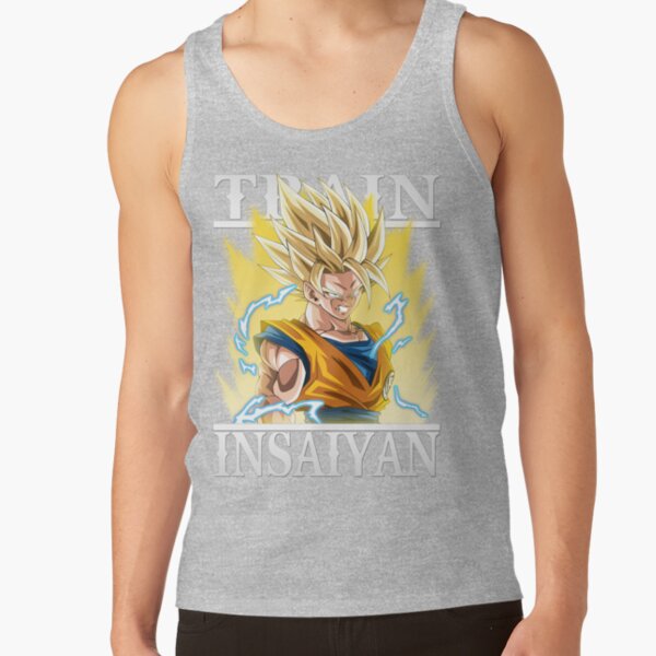 Train Insaiyan Super Saiyan 2 Goku Db Dbz Dbgt Dbs Tank Top - Image 4