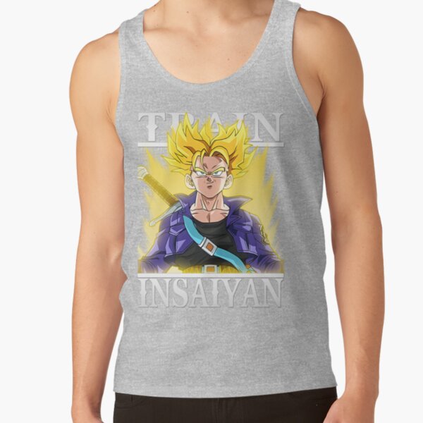 Train Insaiyan Future Trunks Super Saiyan Db Dbz Dbgt Dbs Tank Top - Image 5