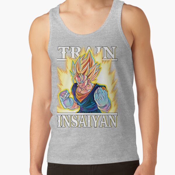 Train Insaiyan Vegetto Super Saiyan Db Dbz Dbgt Dbs Tank Top - Image 6