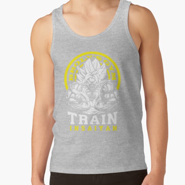 Brolyand 39 S Gym Train Insaiyan Anime Workout Tank Top - Image 6