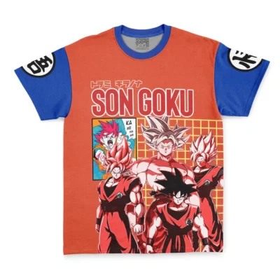 Son Goku Dragon Ball Z Streetwear 3D T-Shirt
