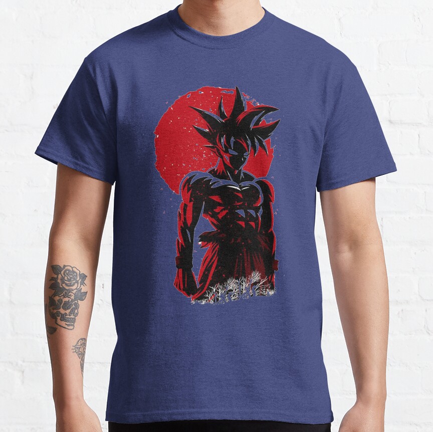 Son Goku Japanese Art T-Shirt - Image 7