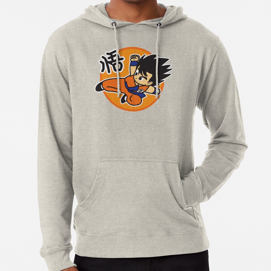 Flying Kick Goku Hoodie - Image 4