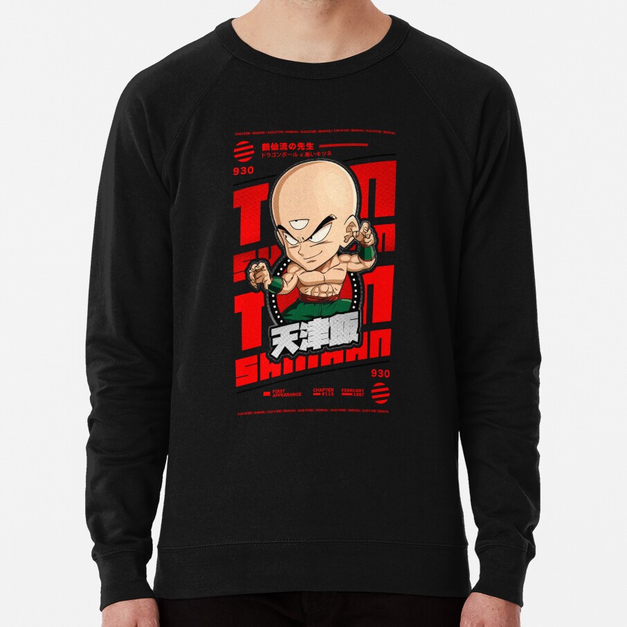 Tien Shinhan Dragon Ball Chibi Neon Series V1 Sweatshirt - Image 7