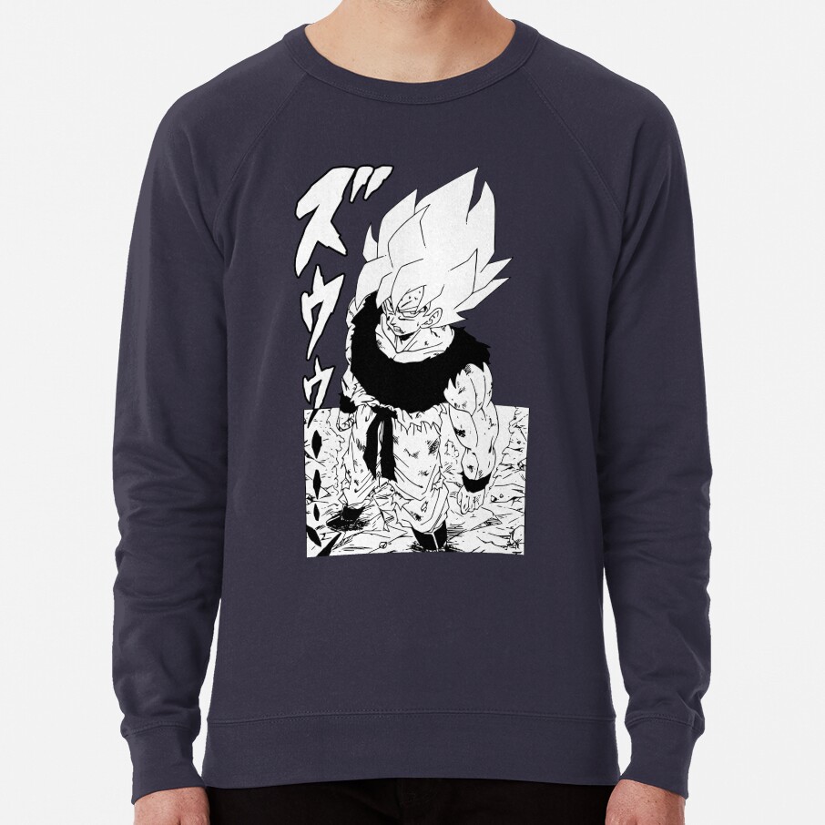Super Saiyan Goku First Time Going Super Saiyan Manga Version Sweatshirt - Image 7