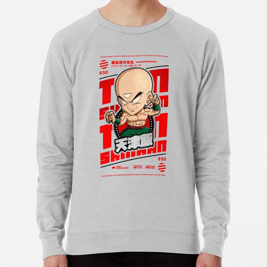 Tien Shinhan Dragon Ball Chibi Neon Series V1 Sweatshirt - Image 5