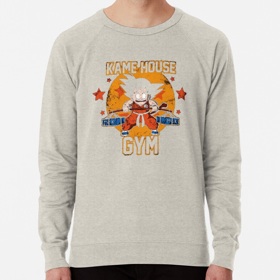 Funny Kame House Gym Dragon Balls Z Sweatshirt - Image 2