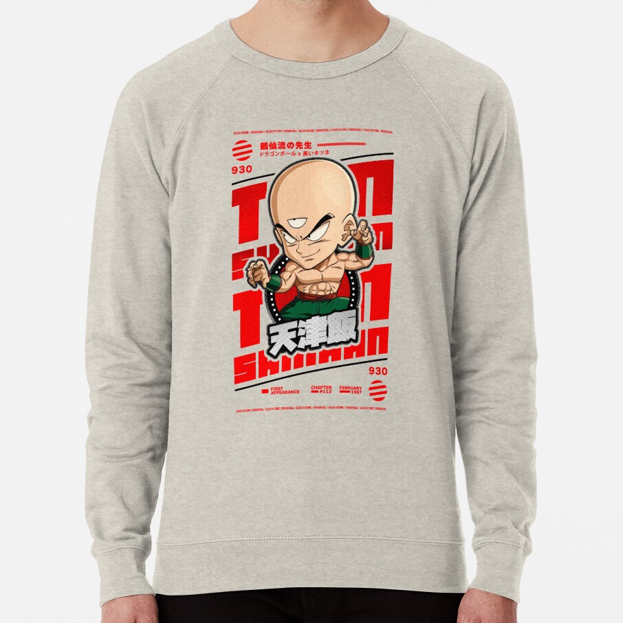 Tien Shinhan Dragon Ball Chibi Neon Series V1 Sweatshirt - Image 2