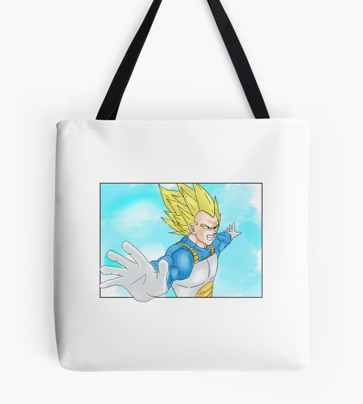 Vegeta Final Flash Tote Bag