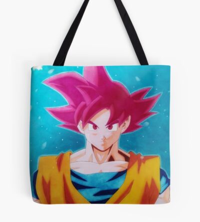 Goku Ssj God Dragon Ball Super Tote Bag