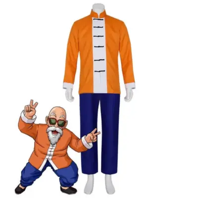 Dragon Master Roshi Costume Adult Anime Cosplay