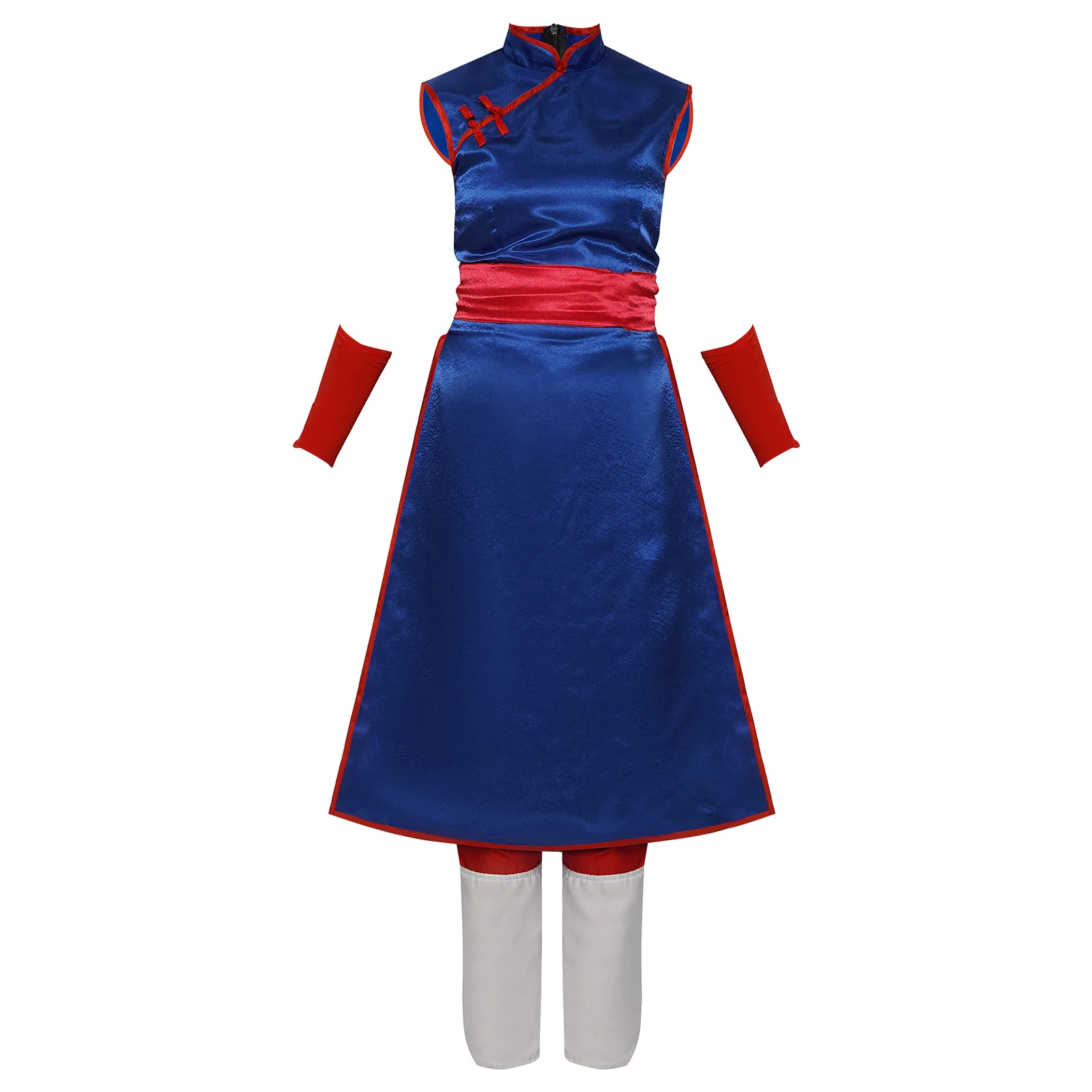 Anime Dragon Cos Ball Chichi Cosplay Costume Shirt Blue - Image 7